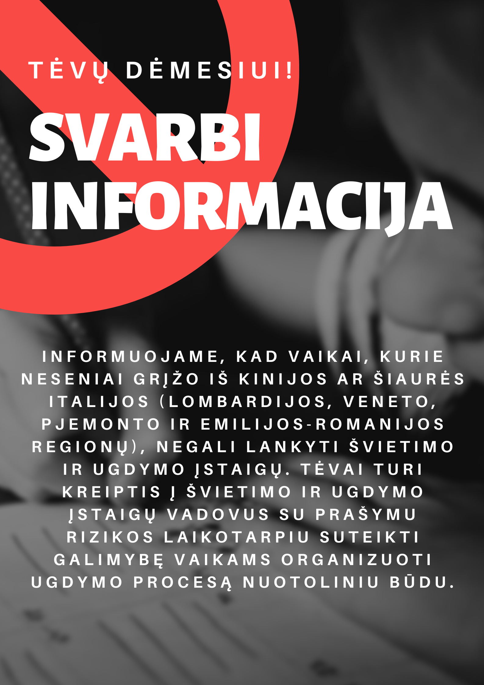 Tėvų dėmesiui