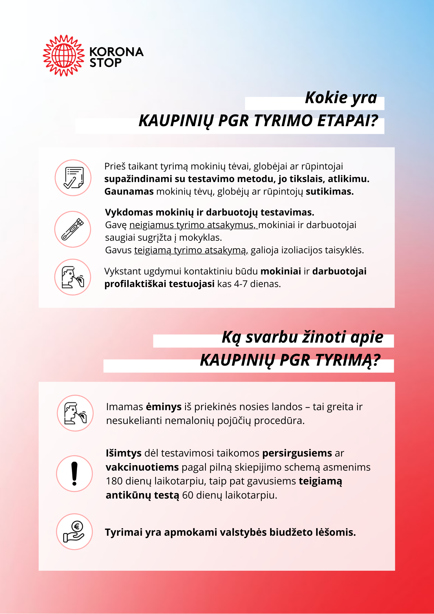 ką svarbu žinoti apie kaupinių pgr tyrimą